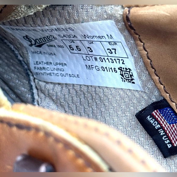 Danner Tramline Women’s Low Hikers Boots Brown Leather Size 5.5 - Picture 14 of 14